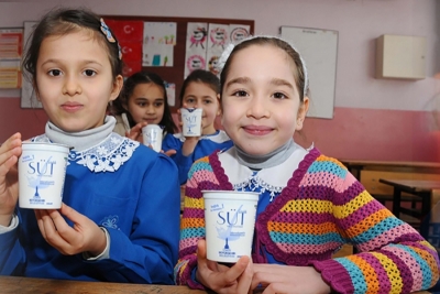 Milk for Schools Project, Spring Lamb Project in Izmir, Turkey